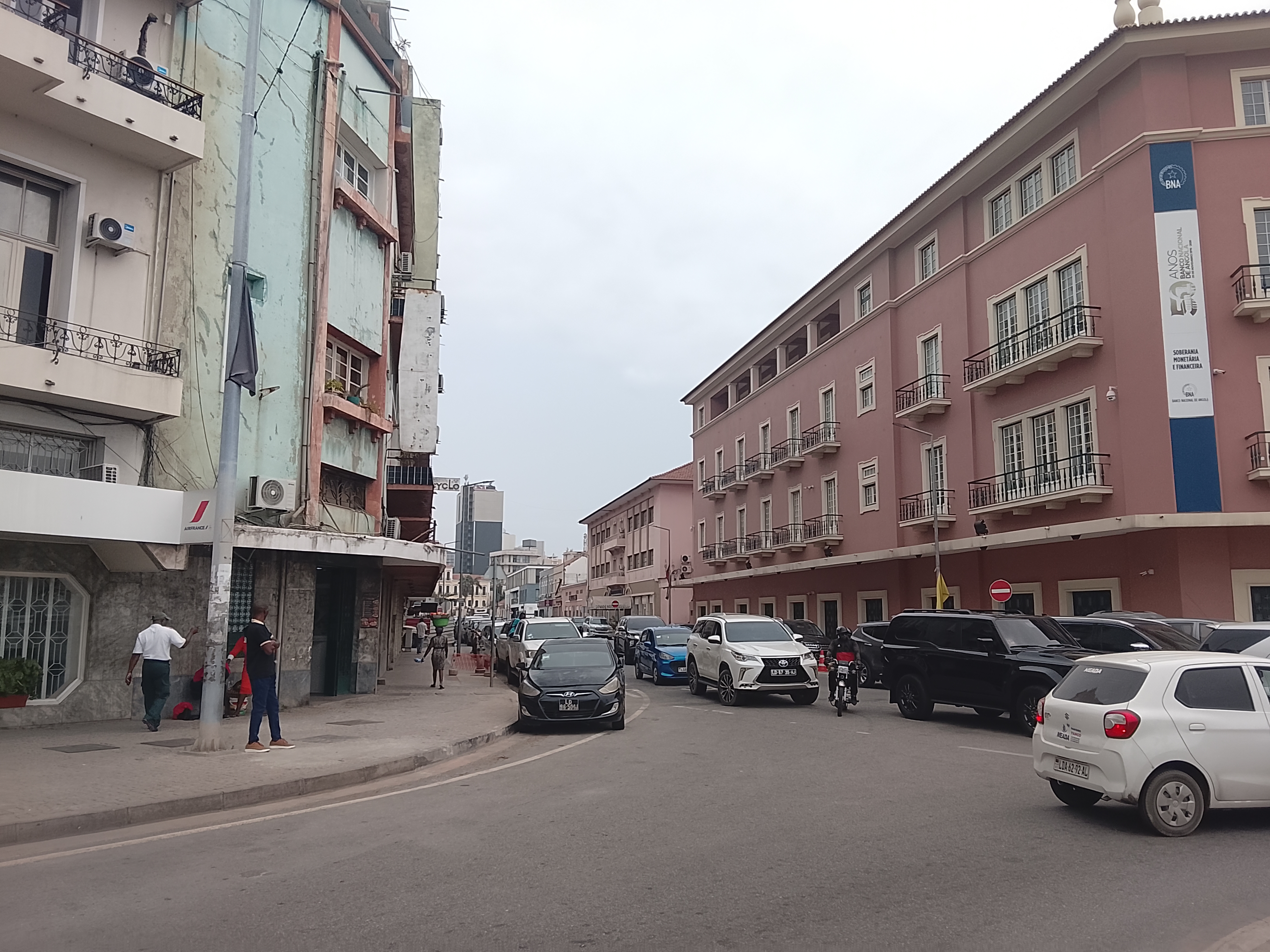 Paisagem de Angola com litoral